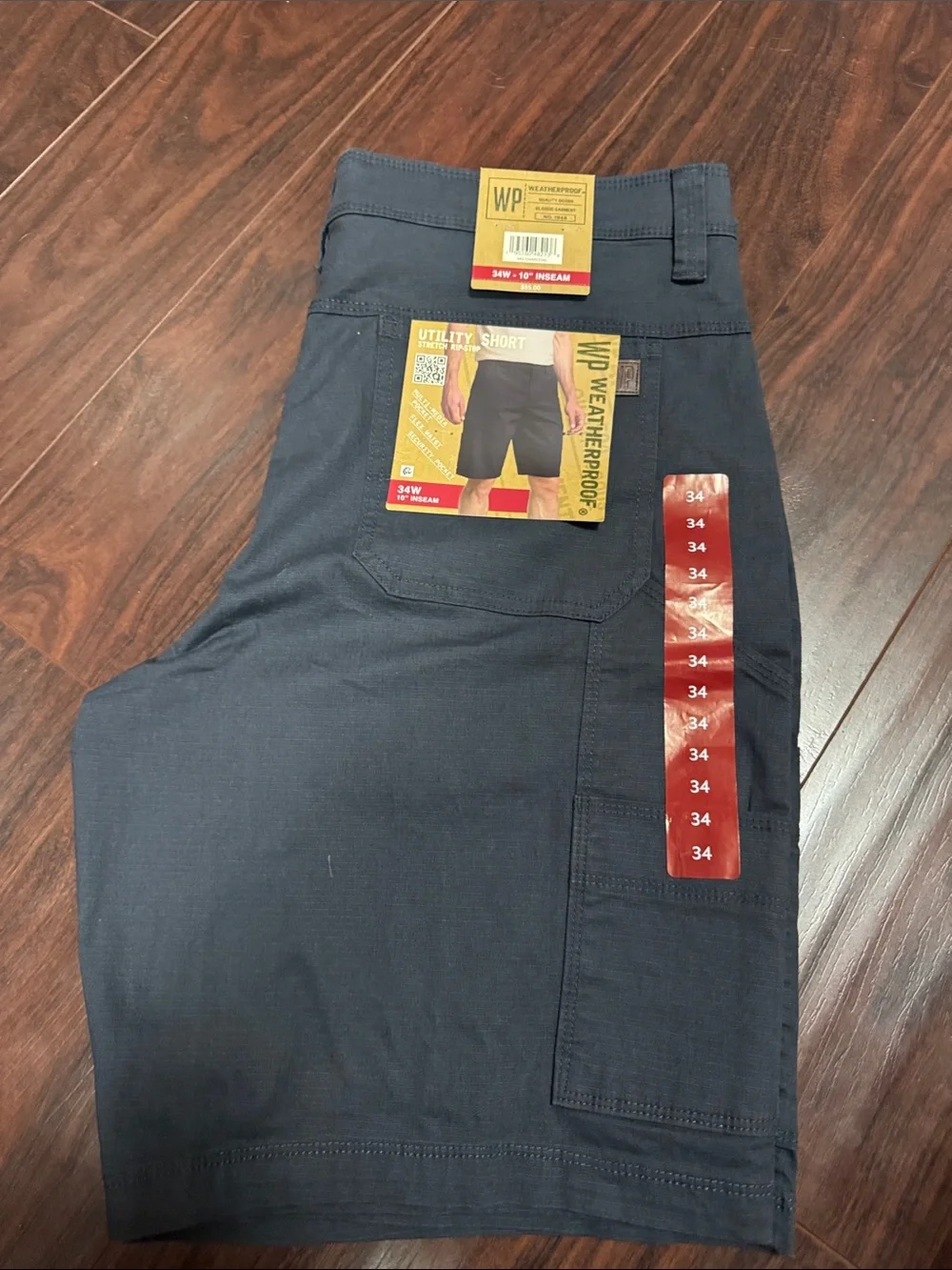 Weatherproof Charcoal Utility Shorts - WP - Picture 1 of 4